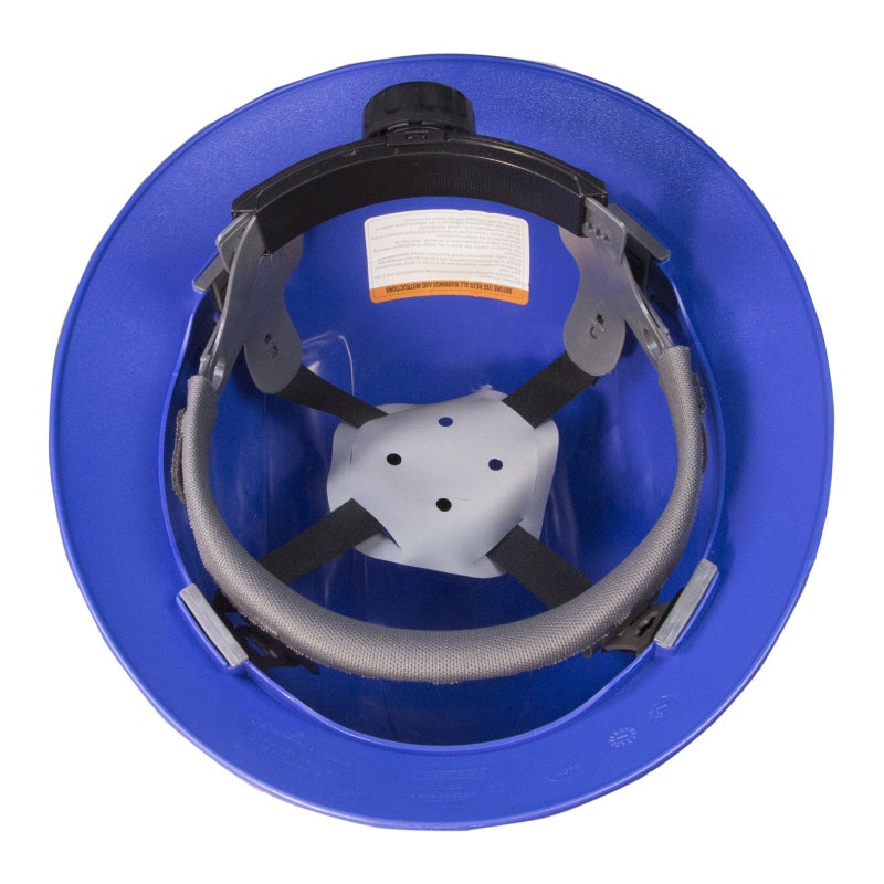 JORESTECH خوذة أمان جوريستيك زرقاء HDPE مع حافة كاملة ونظام تعليق قابل للتعديل بـ 4 نقاط للعمل، المنزل، وحماية الرأس العامة متوافقة مع ANSI Z89.1-14 HHAT-02 - Image 3